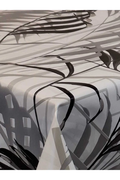 Elyaflı Pvc Muşamba - Desenli Silinebilir Masa Örtüsü - Resim 6