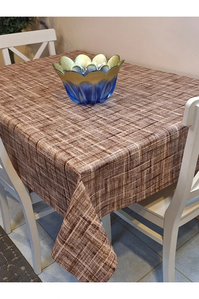 Elyaflı Pvc Muşamba - Desenli Silinebilir Masa Örtüsü ( YEŞİL ) - Resim 9