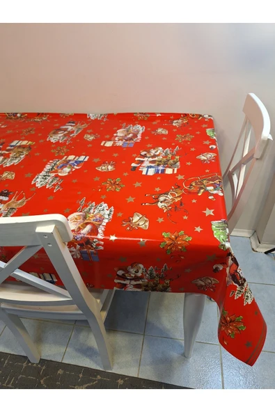 Elyaflı Pvc Muşamba - Desenli Silinebilir Masa Örtüsü - Resim 5