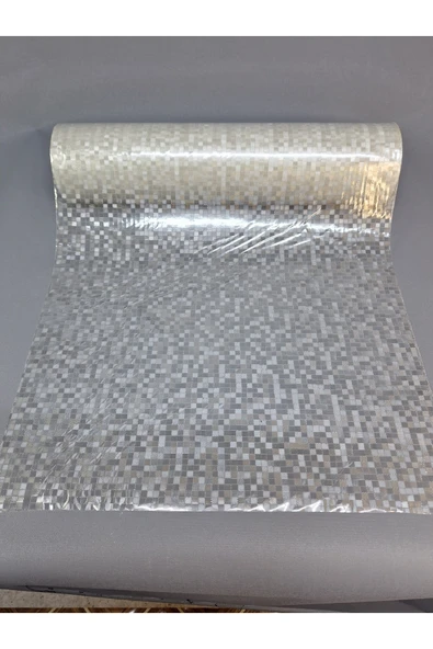 Cam Filmi Kaplama Statik Folyo  Buzlu Desenli Duşa Kabin Pencere Ofis Dekorasyon - Resim 5