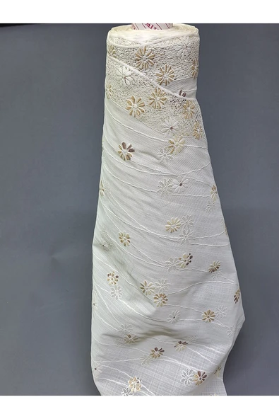 PVC KÜPÜR DANTEL RAF VE DOLAP ÖRTÜSÜ RUNNER  (KAHVERENĞİ) - Resim 4