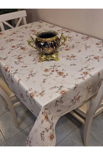 Elyaflı Pvc Muşamba - Desenli Silinebilir Masa Örtüsü - Resim 3