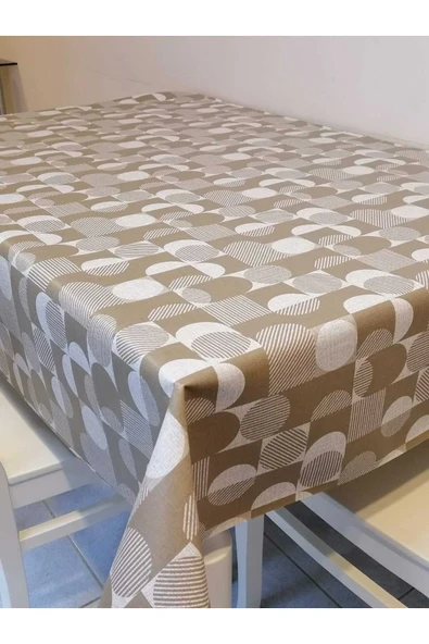 Elyaflı Pvc Muşamba - Desenli Silinebilir Masa Örtüsü - Resim 2