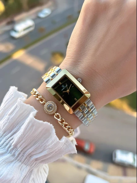 Daniel Klein Çelik Kordon 30 Mt Suya Dayanıklı Kadın Kol Saati+Bileklik BF.GF.10821.7 - Resim 2