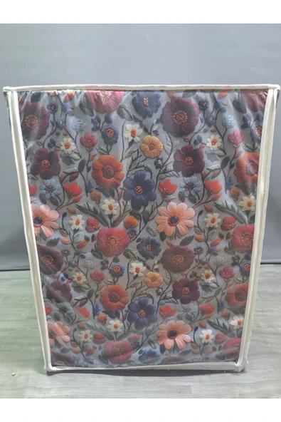 Kumaş Dokulu PVC Çamaşır & Kurutma Makinesi Örtüsü – Su Geçirmez, Dayanıklı ve Modern Tasarım ürün görseli