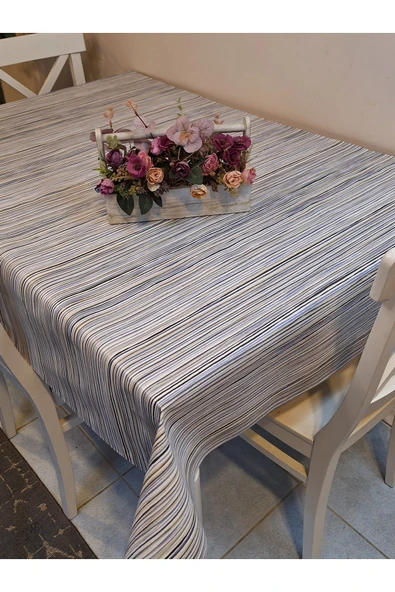 Elyaflı Pvc Muşamba - Desenli Silinebilir Masa Örtüsü (RENKLİ) - Resim 10