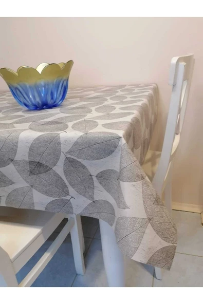 Elyaflı Pvc Muşamba - Desenli Silinebilir Masa Örtüsü - Resim 3