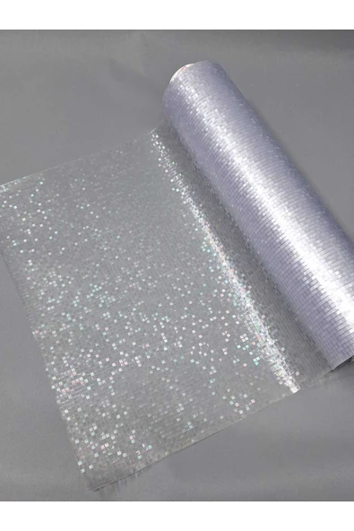 Cam Filmi Kaplama Statik Folyo  Buzlu Desenli Duşa Kabin Pencere Ofis Dekorasyon - Resim 7