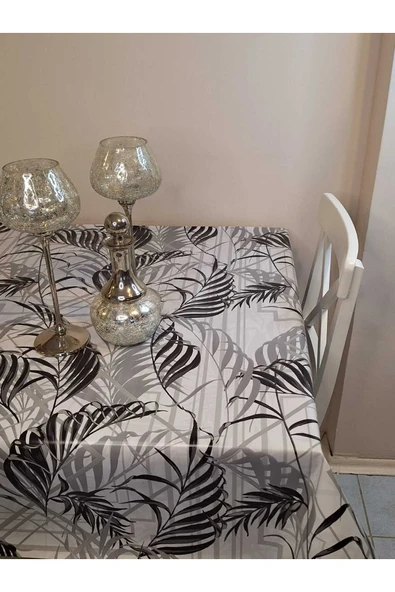Elyaflı Pvc Muşamba - Desenli Silinebilir Masa Örtüsü - Resim 4