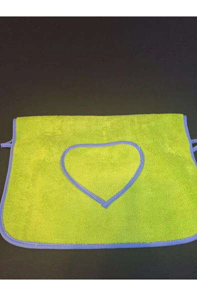 PELUŞ MUTFAK ÖNLÜĞÜ  / SU GEÇİRMEZ  yeşil - Resim 2