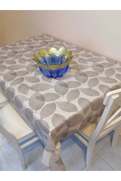 Elyaflı Pvc Muşamba - Desenli Silinebilir Masa Örtüsü - Resim 4