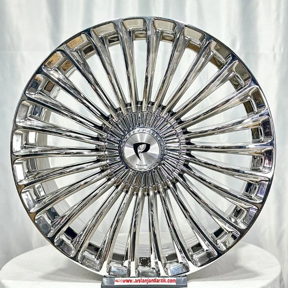 5*112*19 9.5 ET45 CH66.6 CHROME MAYBACH JANT TAKIMI ürün görseli