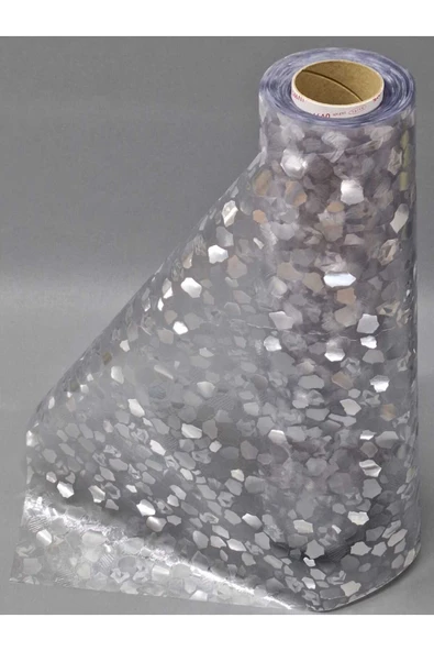 Cam Filmi Kaplama Statik Folyo  Buzlu Desenli Duşa Kabin Pencere Ofis Dekorasyon - Resim 2