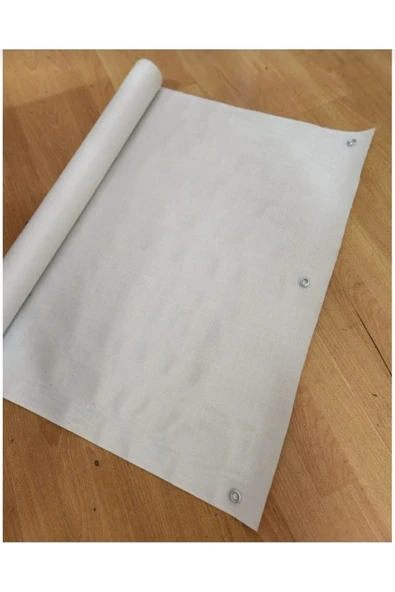 75 x 150cm Beyaz Pilsa Balkon Brandası(istediğiniz Ölçü Kadar Adeti Çoğaltabilirsiniz ) ürün görseli
