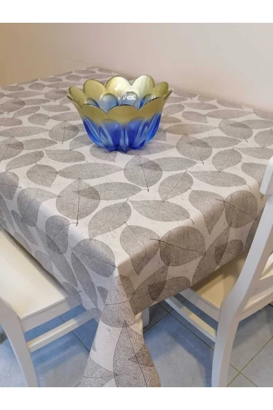 Elyaflı Pvc Muşamba - Desenli Silinebilir Masa Örtüsü - Resim 2