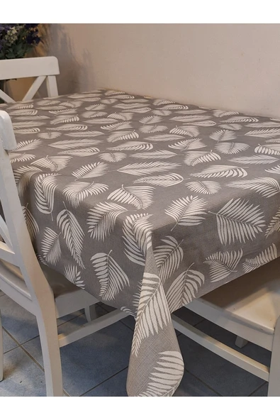 İthal Silinebilir PVC Masa Örtüsü – Kaymaz Tabanlı, Kumaş Görünümlü PVC Masa Örtüs - Resim 5