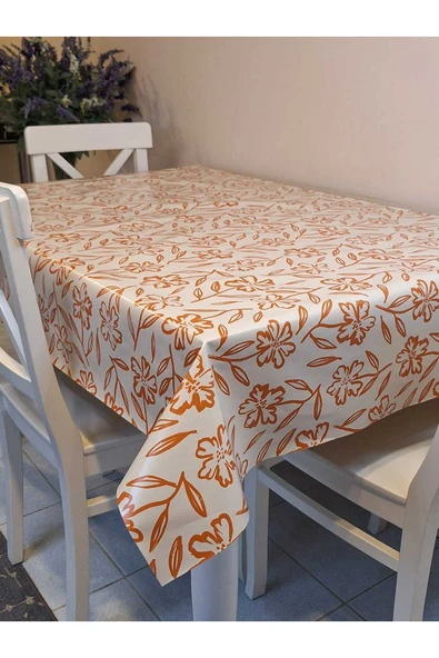 Elyaflı Pvc Muşamba - Desenli Silinebilir Masa Örtüsü - Resim 2