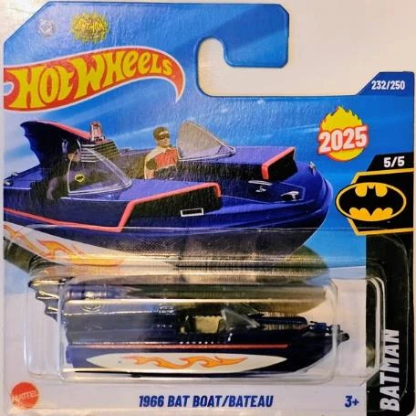 Hot Wheels Tekli Arabalar 1966 Bat Boat HYW57 (Batman) ürün görseli
