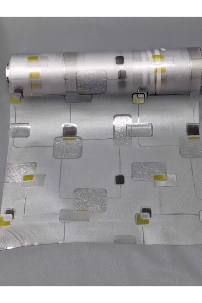 Cam Filmi Kaplama Statik Folyo  Buzlu Desenli Duşa Kabin Pencere Ofis Dekorasyon - Resim 8