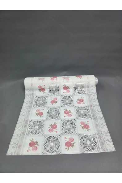 PVC KÜPÜR DANTEL RAF VE DOLAP ÖRTÜSÜ RUNNER ürün görseli