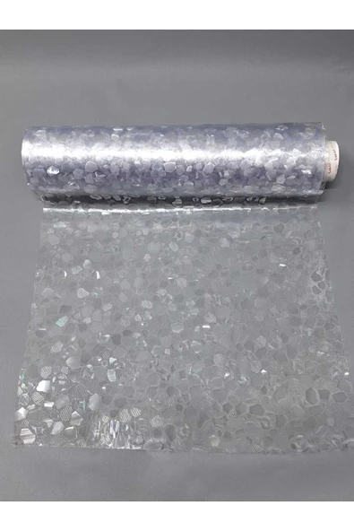 Cam Filmi Kaplama Statik Folyo  Buzlu Desenli Duşa Kabin Pencere Ofis Dekorasyon ürün görseli