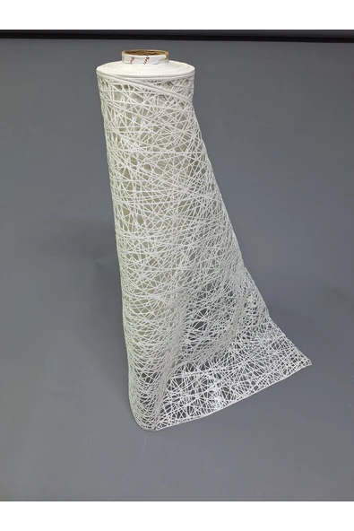 PVC KÜPÜR DANTEL RAF VE DOLAP ÖRTÜSÜ RUNNER  (BEYAZ) - Resim 4