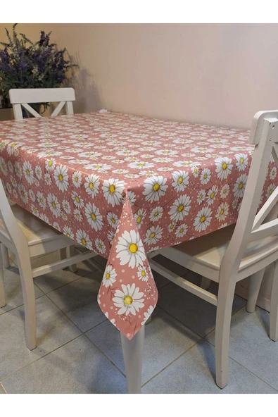 Elyaflı Pvc Muşamba - Desenli Silinebilir Masa Örtüsü - Resim 3