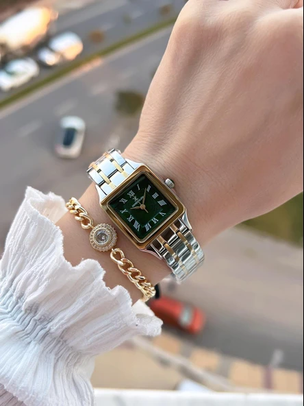 Daniel Klein Çelik Kordon 30 Mt Suya Dayanıklı Kadın Kol Saati+Bileklik BYN.10814.5 - Resim 2