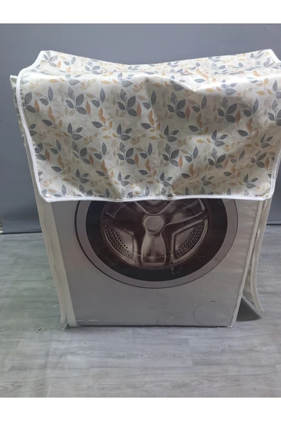 Kumaş Dokulu PVC Çamaşır & Kurutma Makinesi Örtüsü – Su Geçirmez, Dayanıklı ve Modern Tasarım - Resim 5