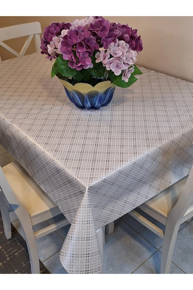 Elyaflı Pvc Muşamba - Desenli Silinebilir Masa Örtüsü - Resim 2