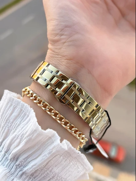 Daniel Klein Çelik Kordon 30 Mt Suya Dayanıklı Kadın Kol Saati+Bileklik BF.GF.10814.2 - Resim 3