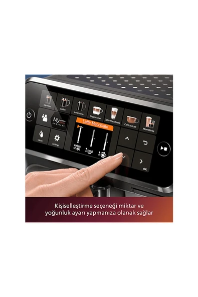 EP5441/50 Tam Otomatik Espresso Makinesi Siyah - Resim 3