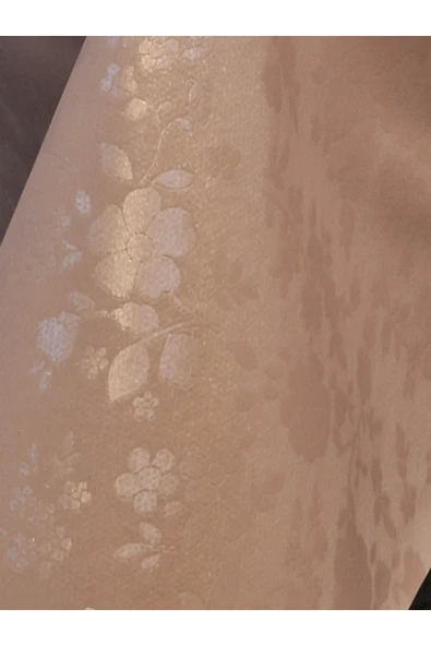 Elyaflı Pvc Muşamba - Desenli Silinebilir Masa Örtüsü ( PEMBE) - Resim 7