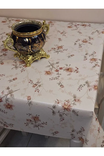 Elyaflı Pvc Muşamba - Desenli Silinebilir Masa Örtüsü - Resim 2