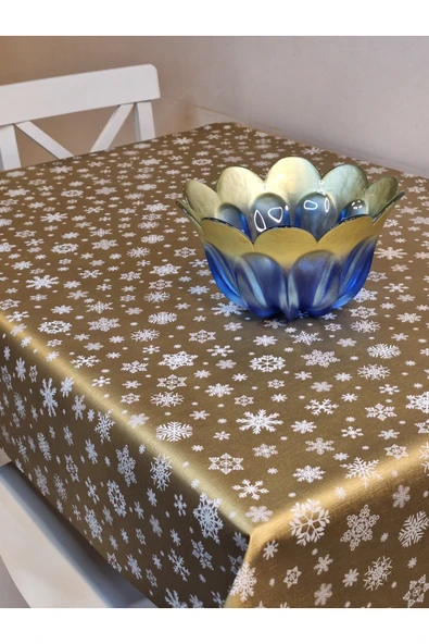 Elyaflı Pvc Muşamba - Desenli Silinebilir Masa Örtüsü (DORE) - Resim 2
