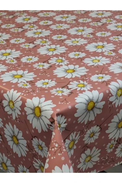 Elyaflı Pvc Muşamba - Desenli Silinebilir Masa Örtüsü - Resim 5