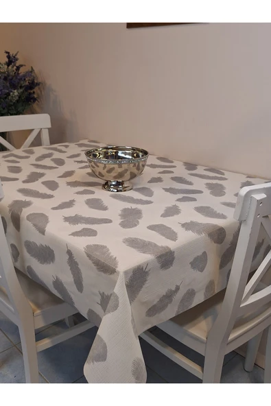 İthal Silinebilir PVC Masa Örtüsü – Kaymaz Tabanlı, Kumaş Görünümlü PVC Masa Örtüs - Resim 6