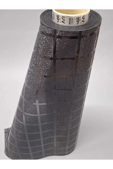 Cam Filmi Kaplama Statik Folyo  Buzlu Desenli Duşa Kabin Pencere Ofis Dekorasyon - Resim 8