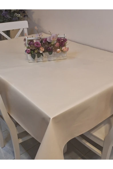 Elyaflı Pvc Muşamba - Desenli Silinebilir Masa Örtüsü ( GRİ) - Resim 10