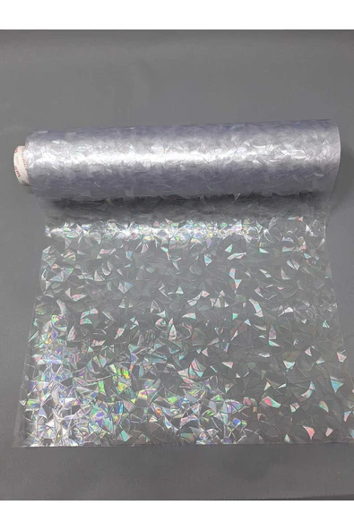 Cam Filmi Kaplama Statik Folyo  Buzlu Desenli Duşa Kabin Pencere Ofis Dekorasyon - Resim 6