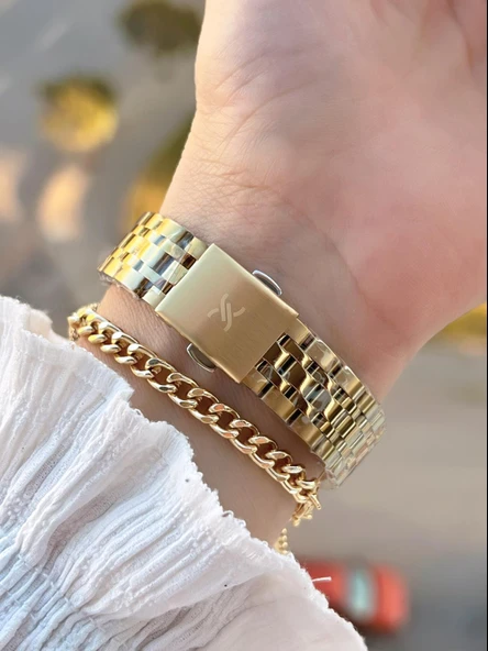 Daniel Klein Çelik Kordon 30 Mt Suya Dayanıklı Kadın Kol Saati+Bileklik BF.GF.10821.3 - Resim 3