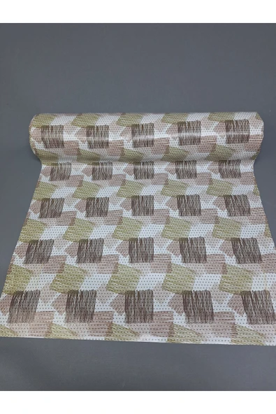 Desenli  Raf Ve Dolop Içi Örtüsü -  Kaymaz Raf Örtüsü 50cm X 500 Cm ürün görseli