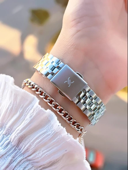 Daniel Klein 2 Yıl Garantili Çelik Kordon 30 Mt Suya Dayanıklı Kadın Kol Saati+Bileklik BFF.10821.2 - Resim 3