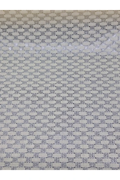 PVC KÜPÜR DANTEL RAF VE DOLAP ÖRTÜSÜ RUNNER  (KREM) - Resim 3