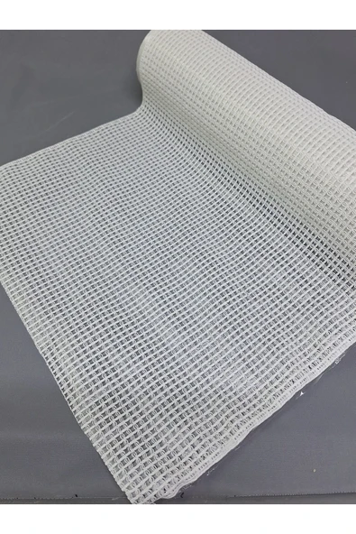 PVC KÜPÜR DANTEL RAF VE DOLAP ÖRTÜSÜ RUNNER  (BEYAZ) - Resim 2