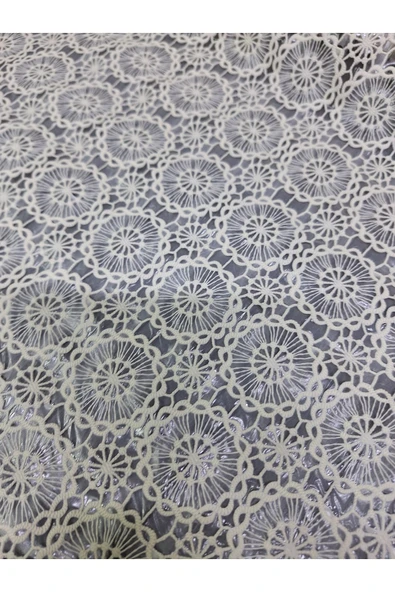 Pvc Küpür Dantel Raf Ve Dolap Örtüsü Runner  (krem) - Resim 3