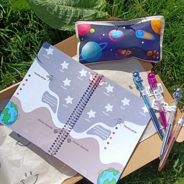 Utterly Good Çocuklar Için Namaz Yolculuğum Seti  Sticker  Kalemlik  Jel Kalem - Resim 7