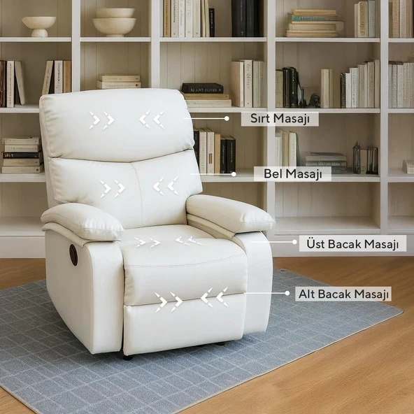Happhom Elektrikli Masajlı TV/Baba Koltuğu HAPMC-01 - Resim 3