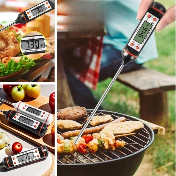 OLLEVRA Dijital Gıda Termometresi Süt,Et,Yoğurt Mayalama,Mama Derecesi Ölçer Gıda Termometresi - Resim 4