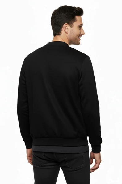 Erkek Regular Fit Mevsimlik Hakim Yaka Süet Spor Mont BGL-ST05014 - Resim 10